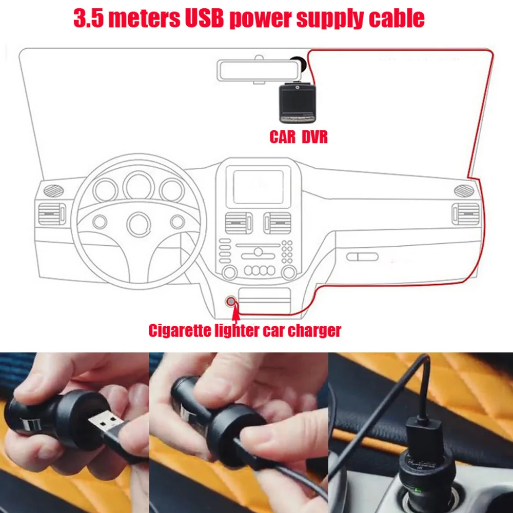 Новый изогнутый мини USB кабель для зарядки автомобиля Удлиненный