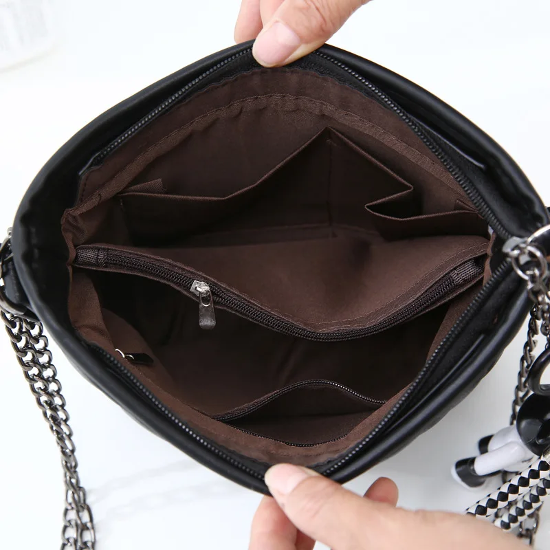 YONGBONG New Style Retro Minimalist Crossbody Bag Fashion Small Women Shoulder Drop Tassel Messenger | Багаж и сумки
