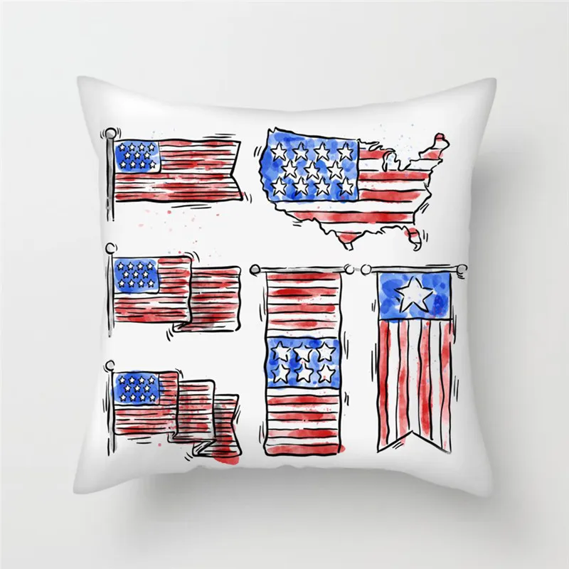 

Fuwatacchi National Flag Printed Cushion Covers UK BigBen Landmark Building Pillow Cover Decorative Pillowcase for Sofa Car