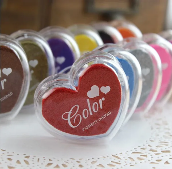 12 видов цветов товары для вечеринки цвет сделай сам любовь сердце дерево Inkpad 9 г