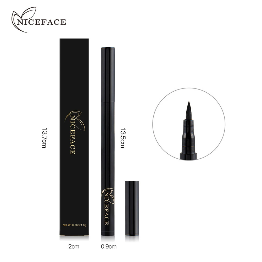Долговечные Не Диззи подводка для глаз черный Liquid Eye Liner Pencil Красота Макияж