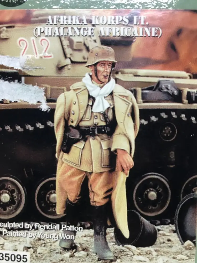 Немецкая фигурка AFRIKA KORPS в масштабе на 1 человек миниатюрная модель Второй