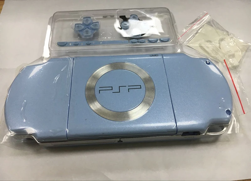 Светильник голубой/серый чехол с полным покрытием для PSP 2000 запасные части