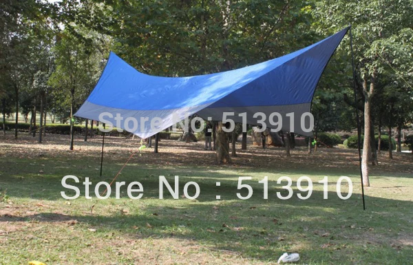 Брезентовая Палатка/беседка/тент от солнца с серебряным покрытием 5*5 м|shade tent|design