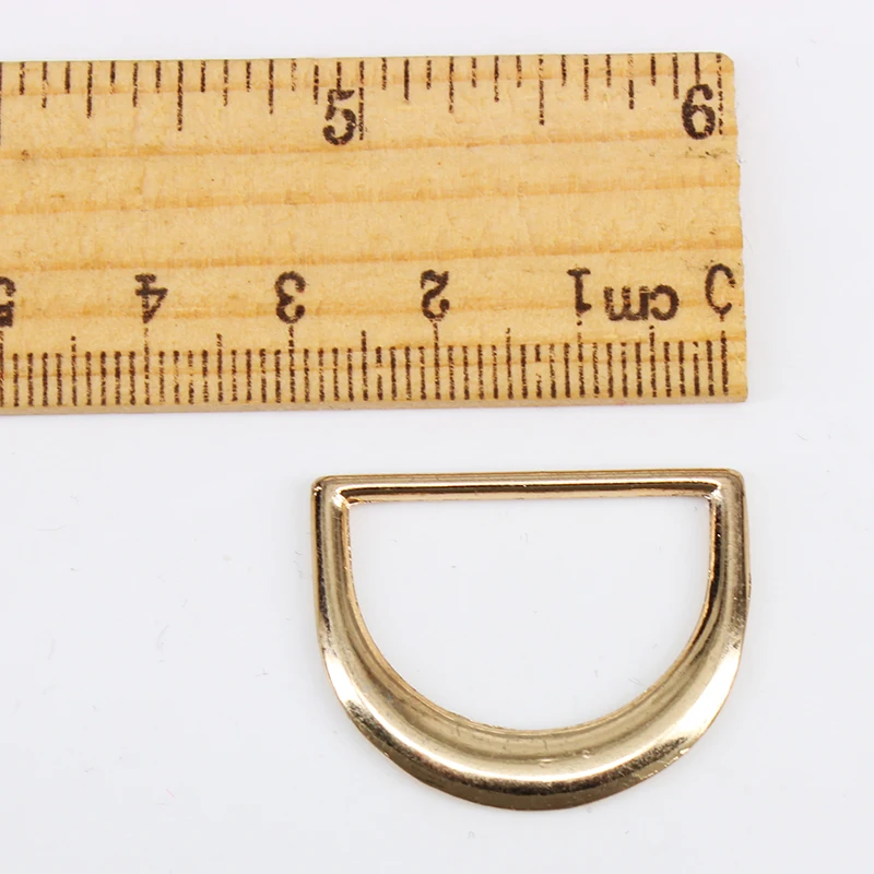 100 шт 25 мм золотистого цвета металлическая d-образная пряжка для ремня рюкзака