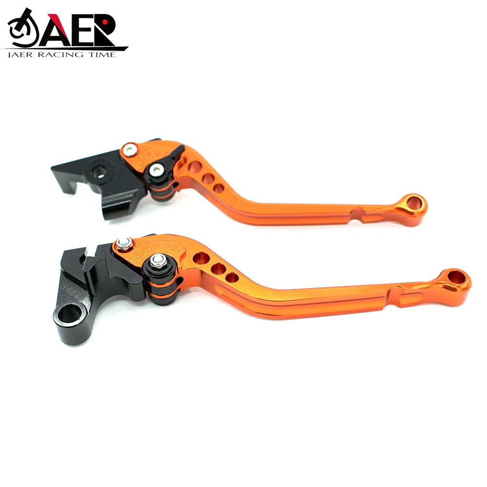 JEAR длинный CNC алюминиевый мотоцикл тормоза рычаг сцепления Набор для KTM 690 Duke SMC SMCR