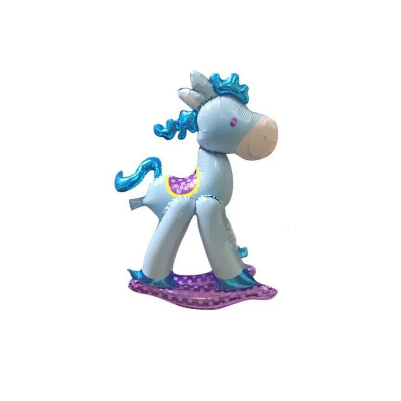 3D шары из фольги для лошади надувные игрушки украшения дня рождения Детские