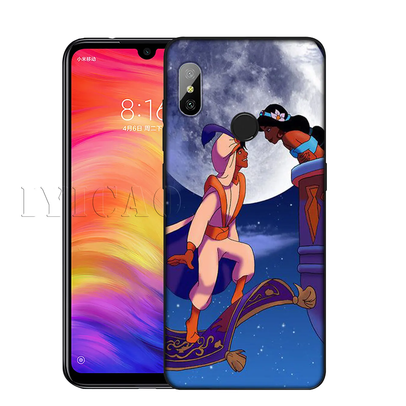 IYICAO Anime Aladdin Cartoon Soft Silicone Phone Case for Xiaomi Mi 10 9 9T CC9 CC9E 8 SE A3 Pro A1 A2 Lite 6 pocophone f1 |