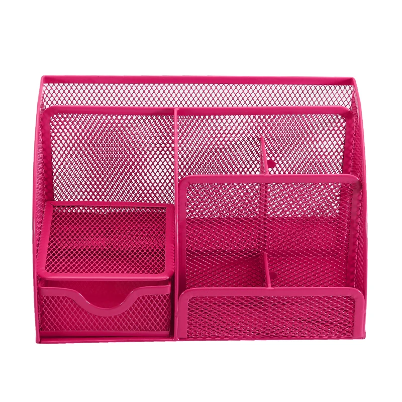 7 ячеек металлический офисный настольный ручка для офиса карандашница гладить