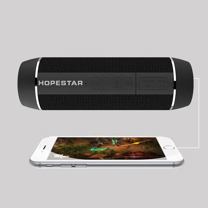 Hopestar P11 Портативный беспроводной Bluetooth динамик стерео басовый эффект