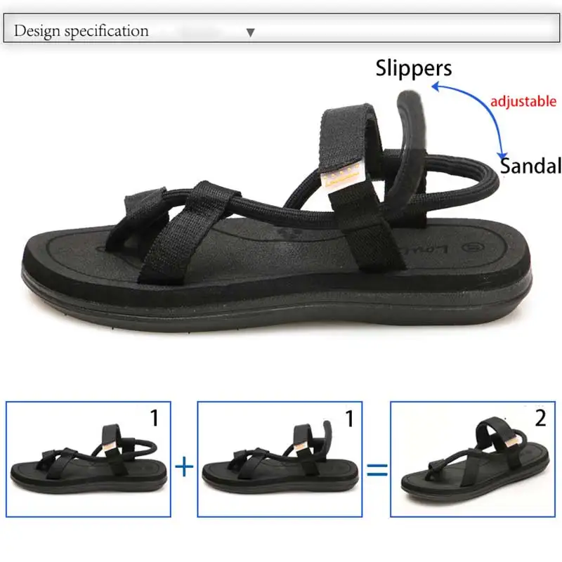 Пляжные сандалии; сандалии-гладиаторы для мужчин; Sandalias Hombre Heren Schoenen; Летняя обувь; повседневная обувь на липучке; мужские шлепанцы