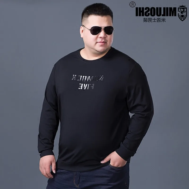 10XL 9XL 8XL 6xl 5xl Новый Осенне зимняя обувь Хлопок Человек футболка геометрический с