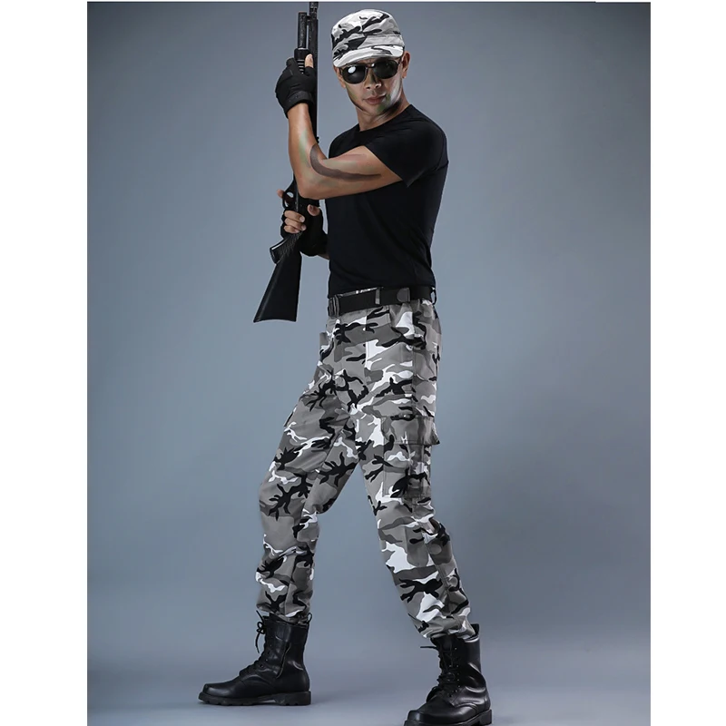 Тактические мужские брюки-карго Commando, мужские военные брюки, Классические армейские брюки, штаны для бега, охотничьи джунгли, лесные штаны