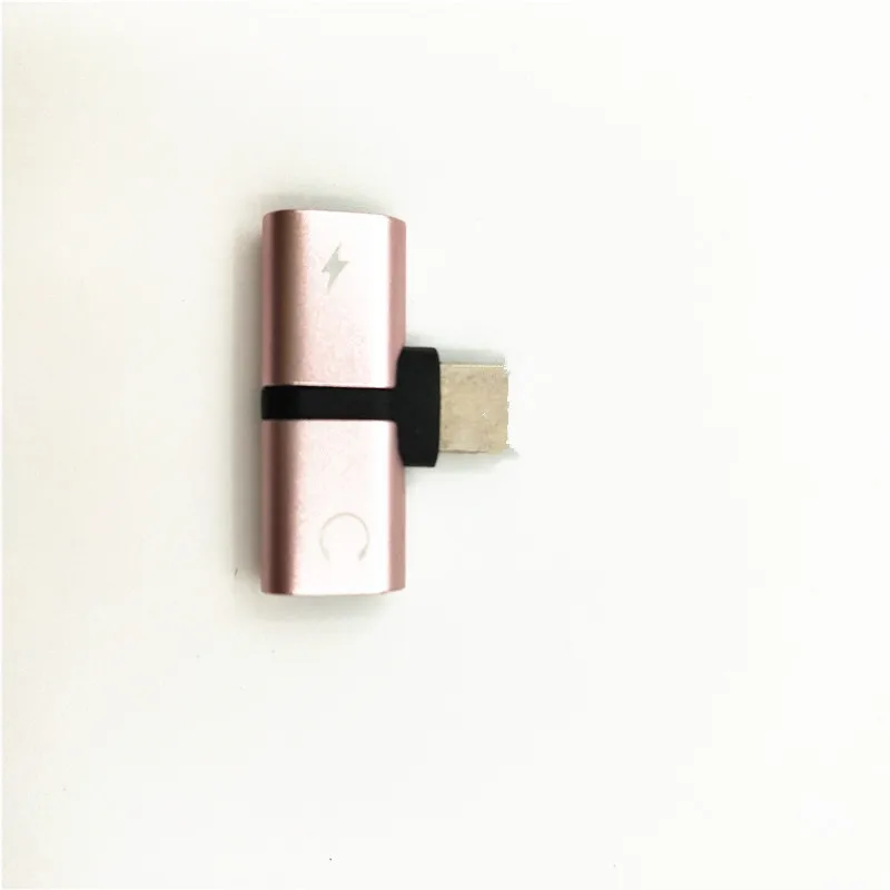 2в1 аудио зарядка двойной адаптер сплиттер для iPhone 8 7 Plus 10 X для Lightning Jack для наушников AUX преобразователь кабельного разъема