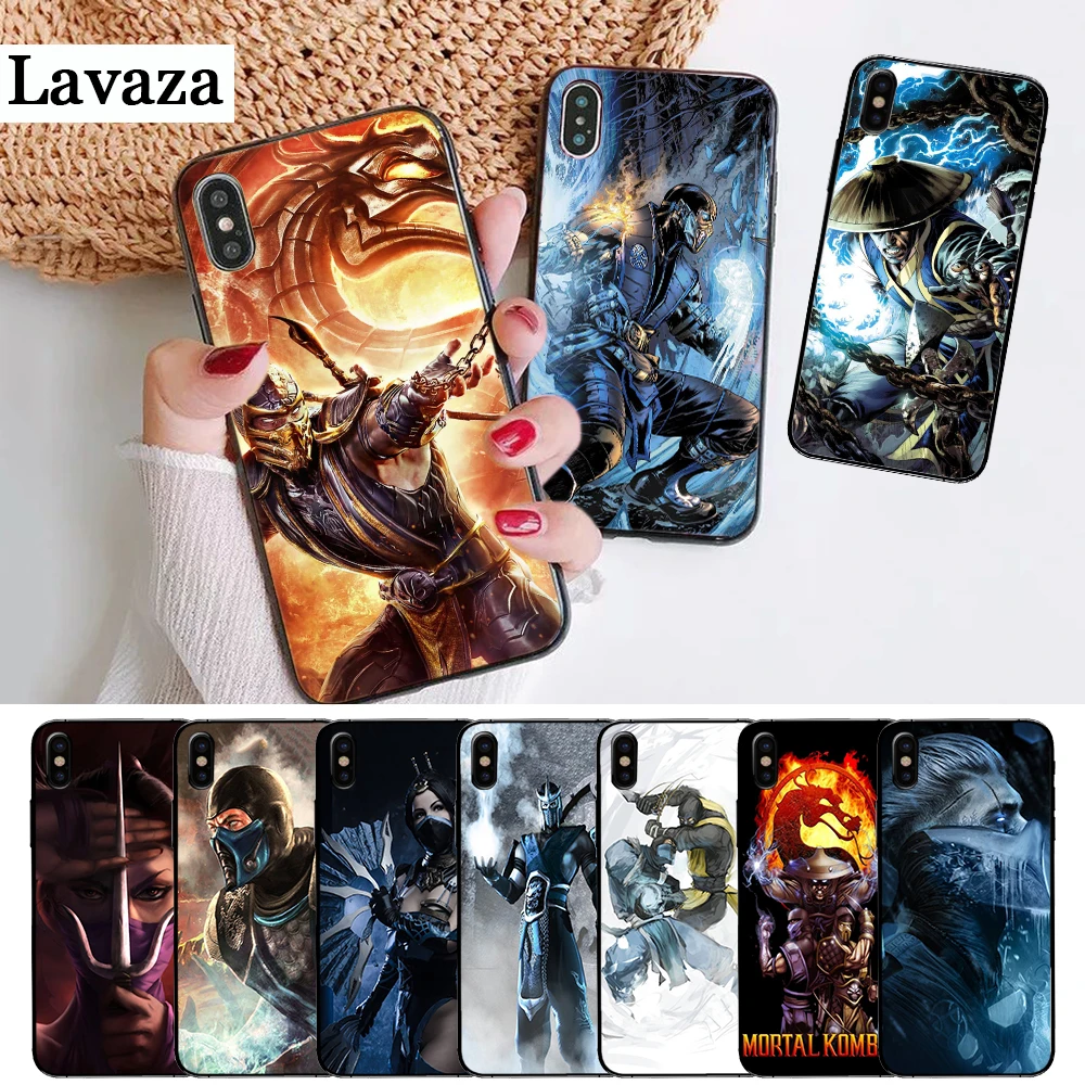 Силиконовый чехол Scorpion Sub Zero Mortal Kombat для iPhone 5 5S 6 6S Plus 7 8 11 Pro X XS Max XR|Бамперы| |