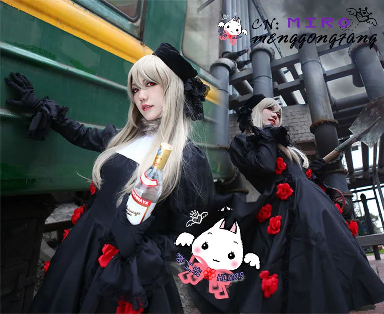 Косплей-костюм из аниме Axis Powers Hetalia APH россия аня бурагинсая черное платье на