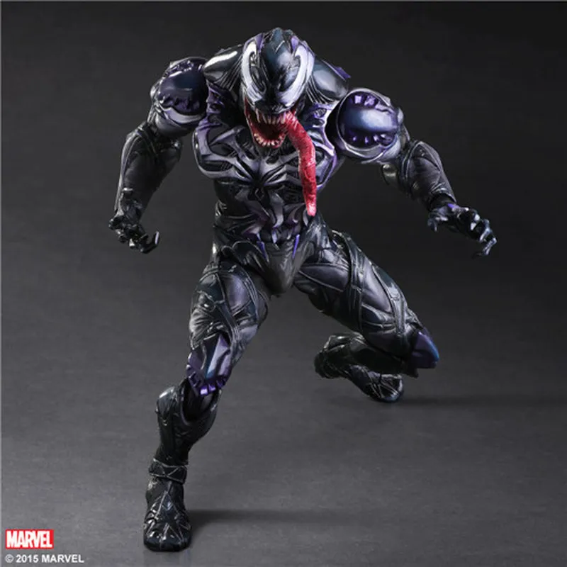 Горячая продажа Venom Play Arts Kai Фигурка Человека паука Коллекционная модель игрушки