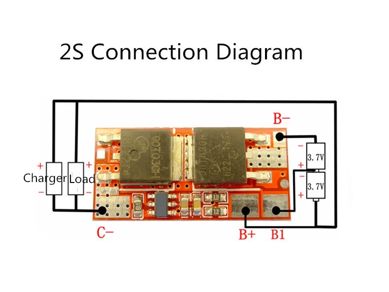 10A 2S 8 4 V PCB PCM BMS зарядное устройство зарядный модуль 18650 Li-Ion Lipo литиевая батарея