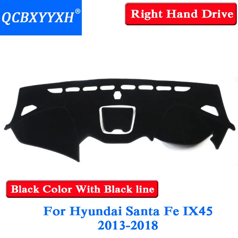 Для hyundai Santafe IX45 2013- правый руль приборной панели Коврик защитный интерьер Photophobism коврик тент подушка для стайлинга автомобиля