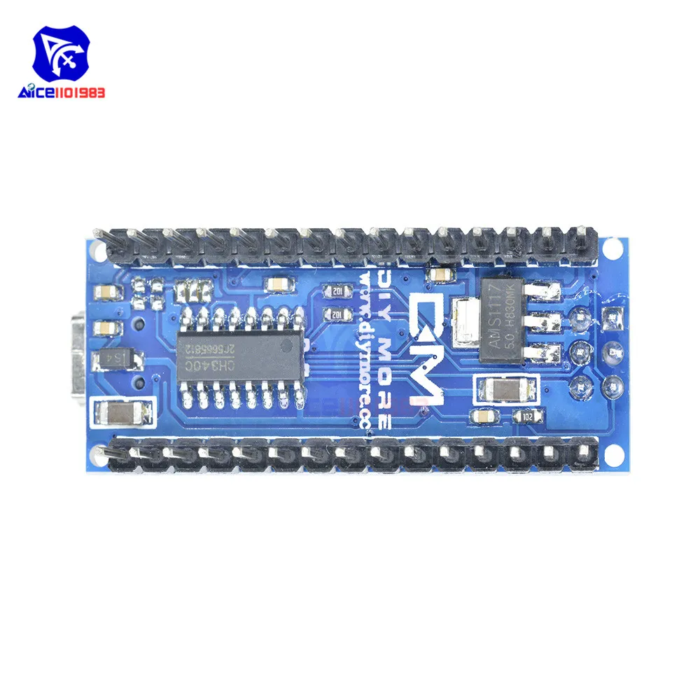 Плата драйвера микроконтроллера CH340 CH340G NANO 3 0 Mini USB Atmega328 ATmega328P модуль 5 в 16 м для