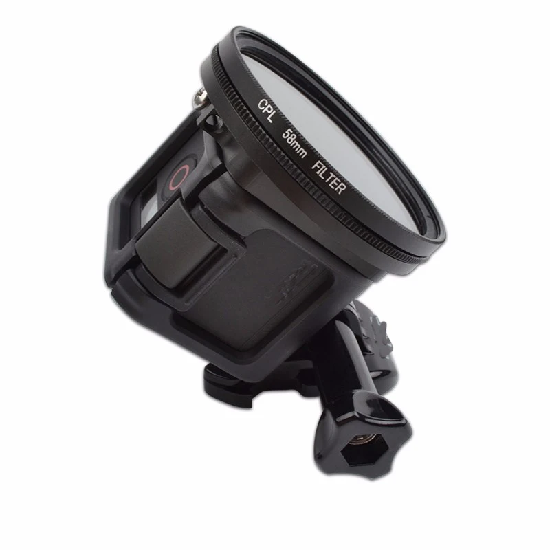 Tekcam фильтр для Go Pro hero 4 session 58 мм CPL фильтр круговой поляризатор поляризационный фильтр объектива для Gopro hero 4 hero 5 session