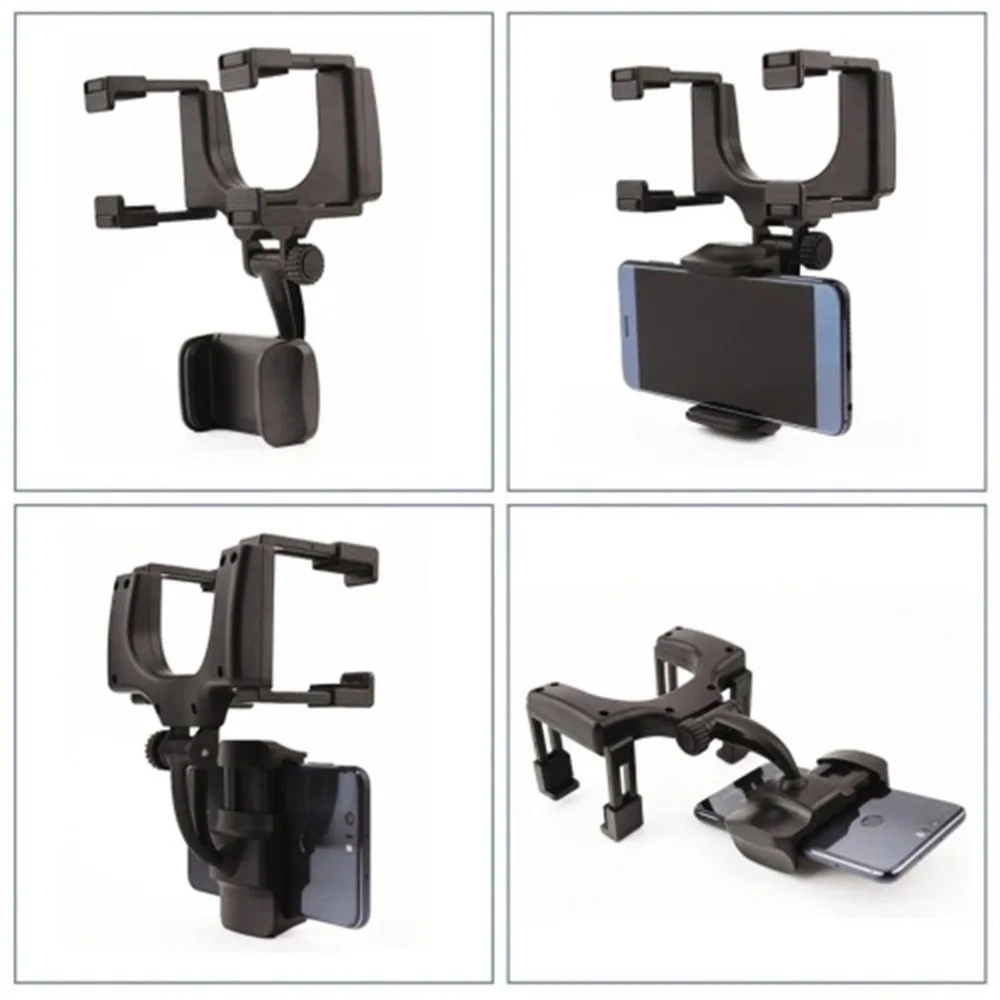 Автомобильный держатель для телефона с креплением на зеркало заднего вида