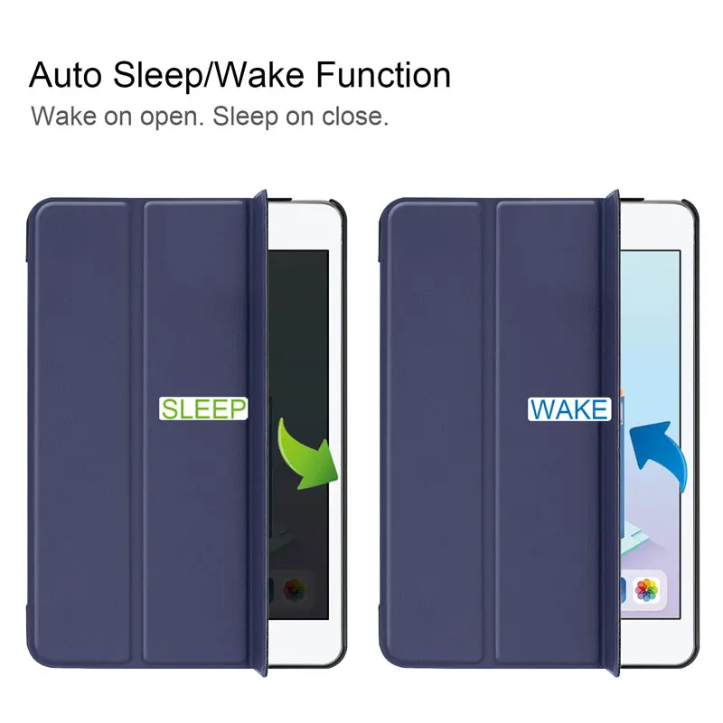 Tablets Case For New iPad Mini 5 2019 4 General Version PU Cover Smart Sleep Wake Up Fold Stand 4/5 | Компьютеры и офис