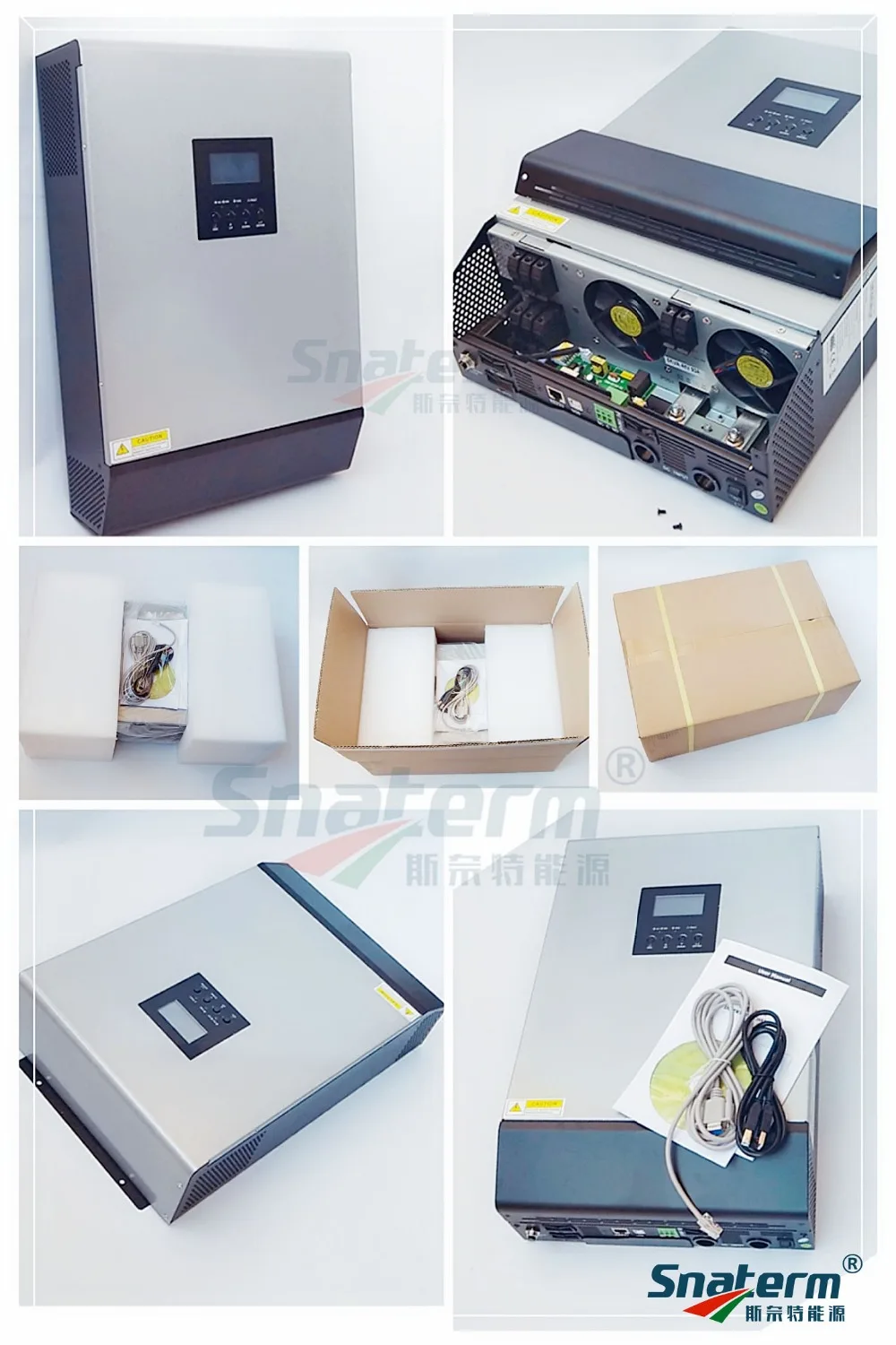 5000VA PS5KVA гибридный солнечный PV инвертор 48VDC к 230VAC с 48V50A контроллер солнечного зарядного устройства и 60A Зарядное устройство переменного тока параллельная функция