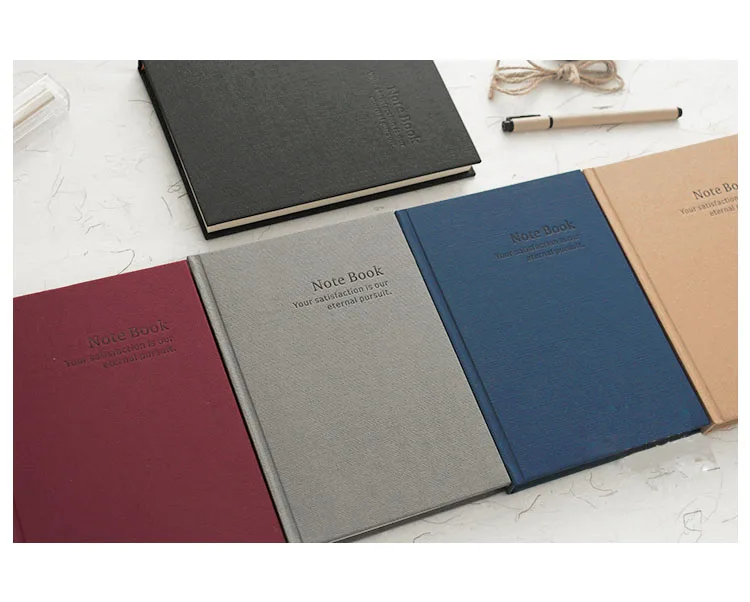 A5 A4 супер толстую тетрадь hard cover винтаж минималистский канцелярские блокнот note book office повестки дня журнал дневник планировщик ежедневник личный дневни канцтовары школьные принадлежности