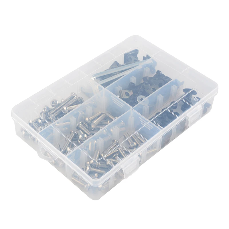 196 шт. универсальные болты из нержавеющей стали для обтекателя Спортивного