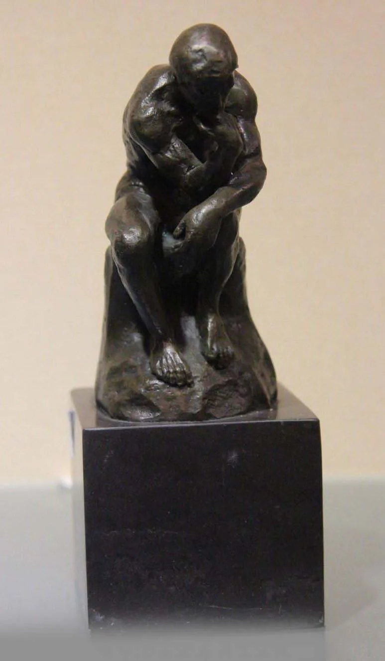 Rodin художественная Статуэтка бронза медный мыслитель художественное оформление