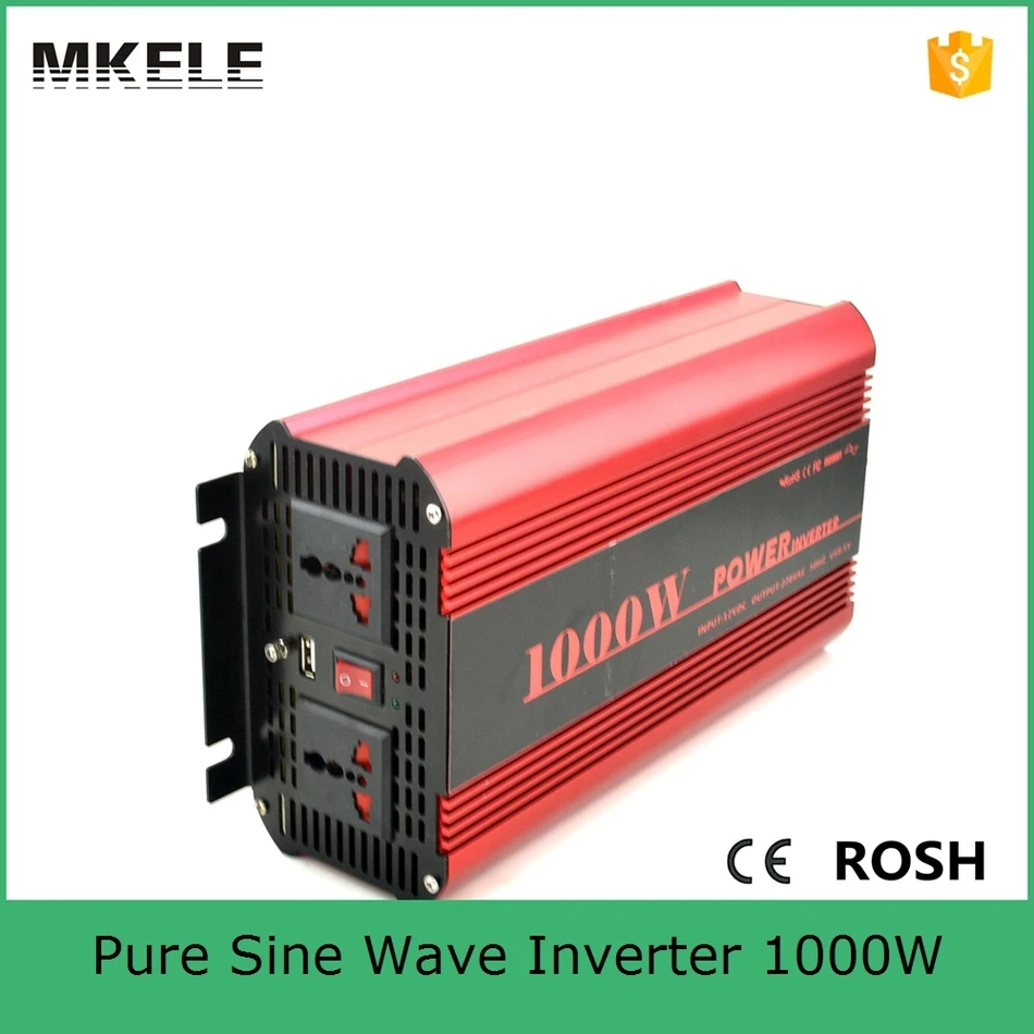MKP1000 121R высокоэффективный 12vdc 110vac dc ac инвертор 1000 ватт настоящий синусоидальный