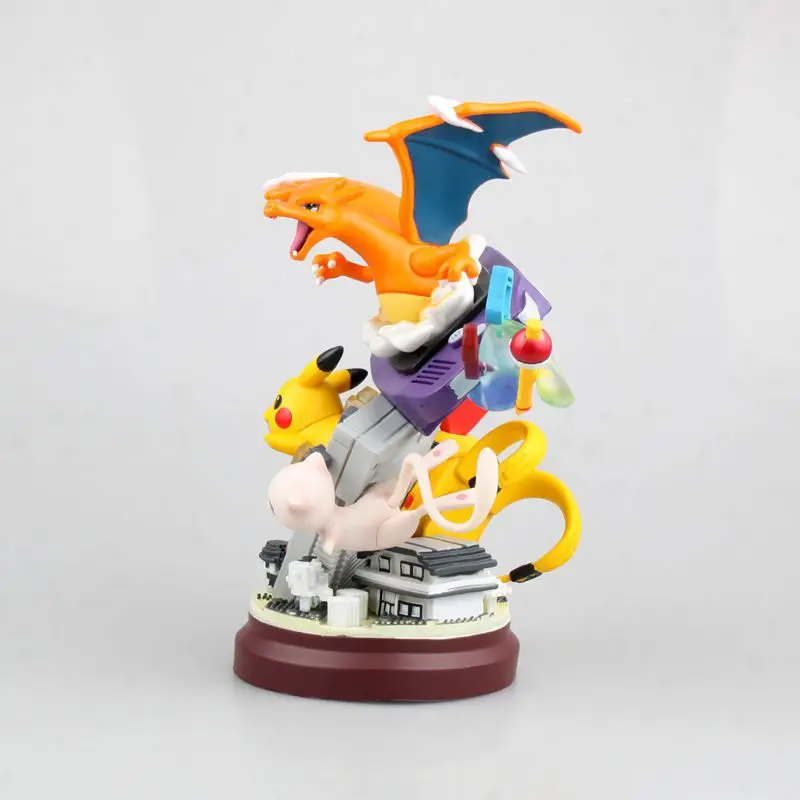 18,5 см Pikachu& Charizard новая игра GameBoy ПВХ фигурка игры коллекции фанатов Детская кукла игрушки, лучшие подарки