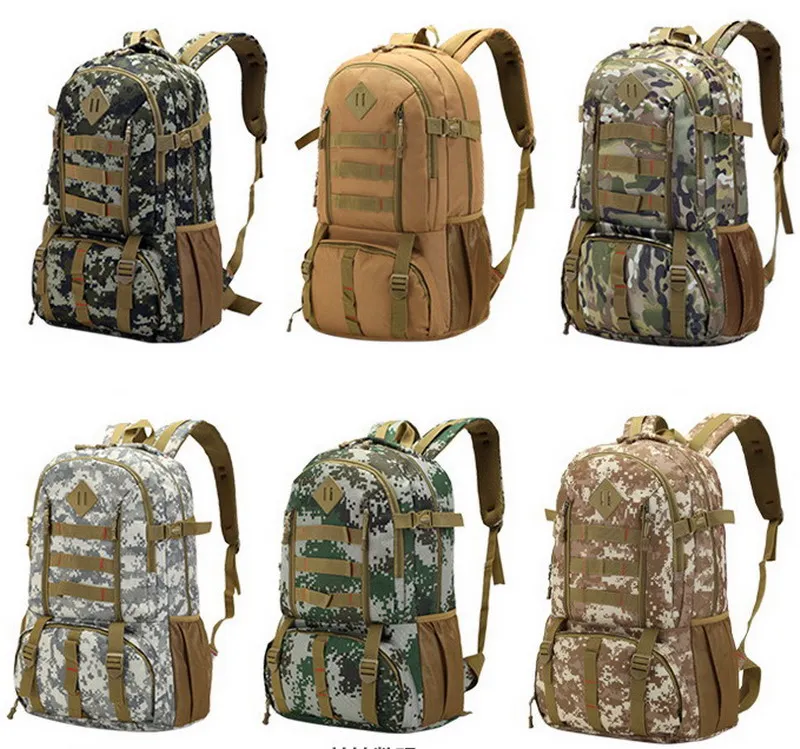 Мужской рюкзак JACALINTERO водонепроницаемый камуфляжный для путешествий 50 л|backpack travel
