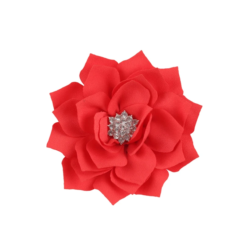 Повязка на голову в виде лотоса для маленьких девочек 1 шт. сатиновые Алмазные