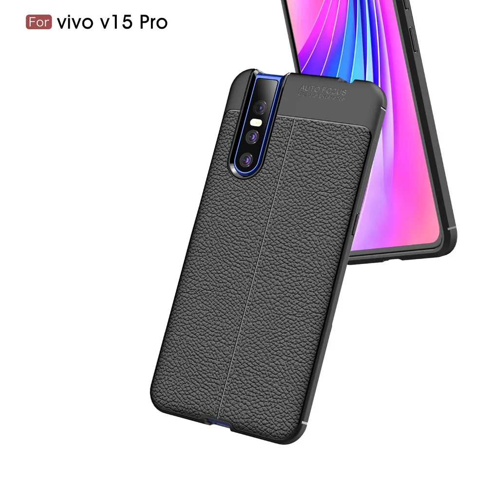 For Capa Vivo V15 Pro Case Rubber Silicone Protective Shell Soft TPU Phone Cover for On V15Pro |