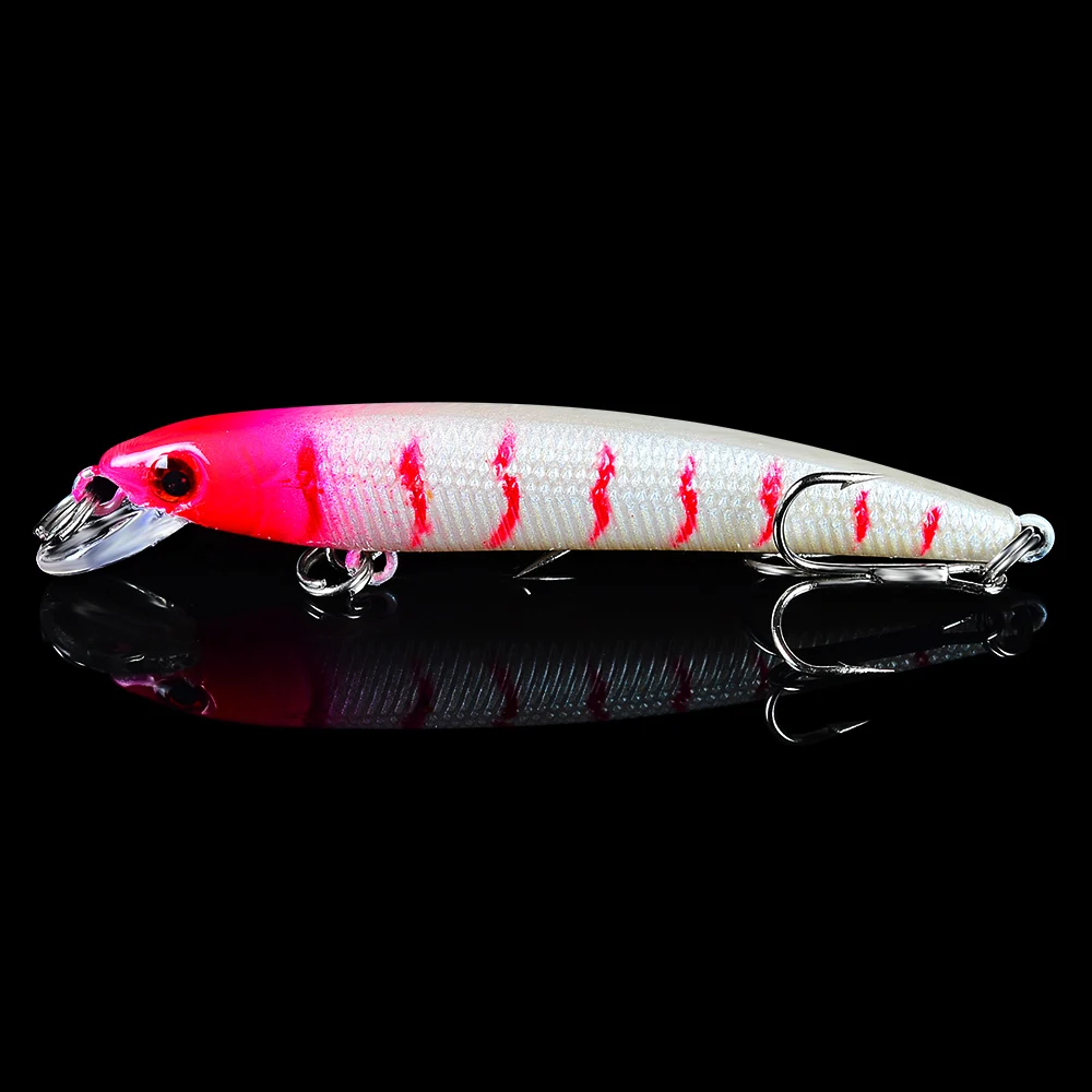 H Minnow COMDABA, 1 шт., приманка для плавающей рыбы, 7,5 см, 5,6 г, искусственная жесткая приманка, воблер, японская мини-приманка для рыбалки - Цвет: H