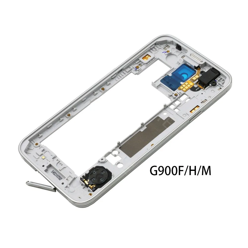 RUIHUITE средний корпус для Samsung Galaxy S5 G900 G900F G900A G9008V средняя рамка задняя Ремонт