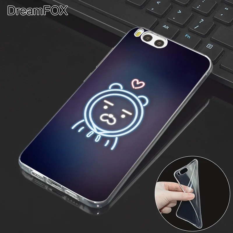 DREAMFOX L515 милый модный Мягкий силиконовый чехол с рисунком из мультфильма TPU