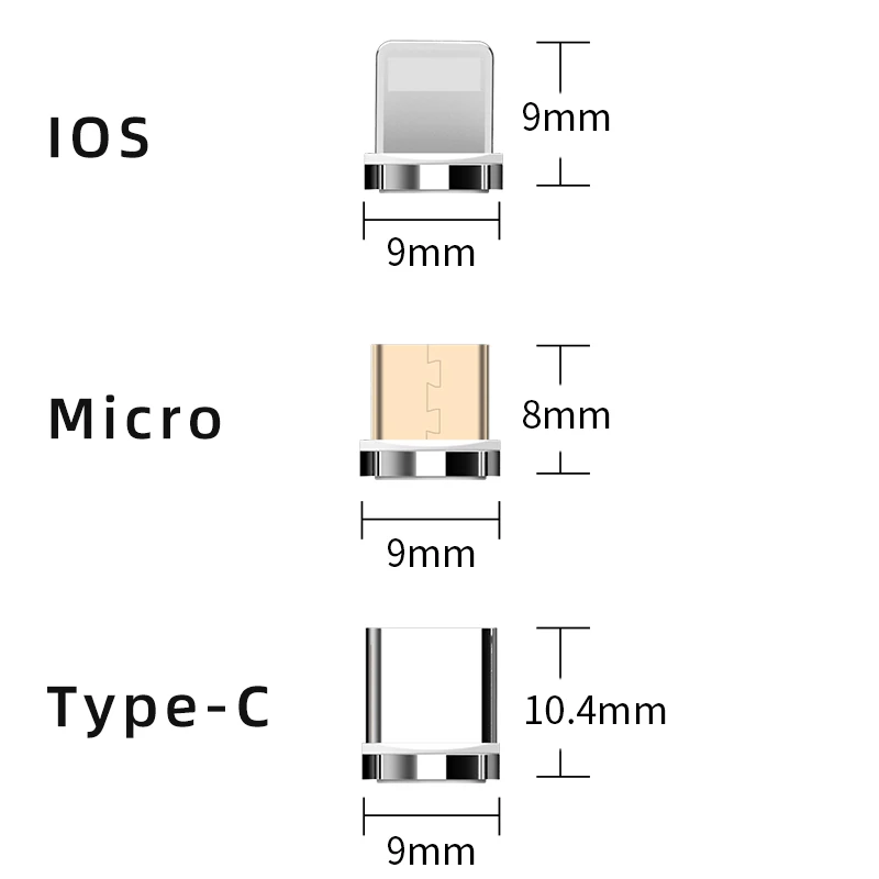 Магнитный штекер GREENPORT 12th для iphone Type C Micro usb мобильный телефон кабель зарядки xiaomi