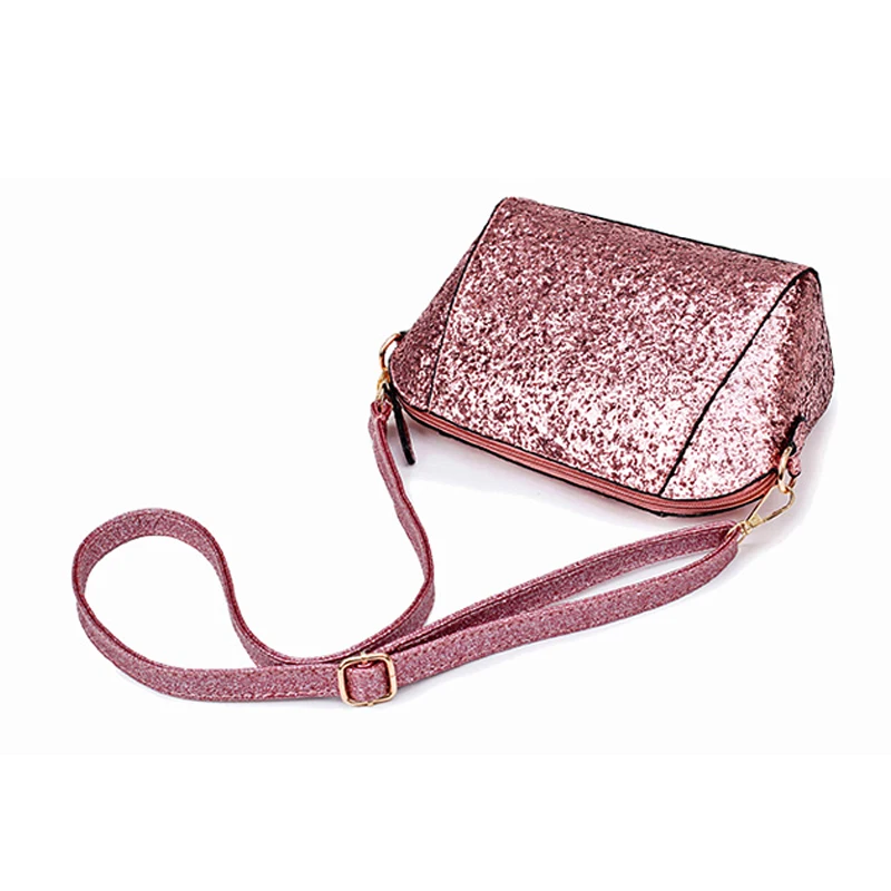 Mynos 2017 кожа женщин Crossbody сумки мода блестки оболочки плечо женские Элитный бренд