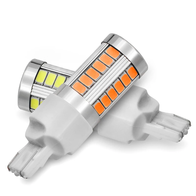 2 шт. T20 7443 W21/5 Вт 33 SMD 5730 светодиодный автомобильный сигнал поворота