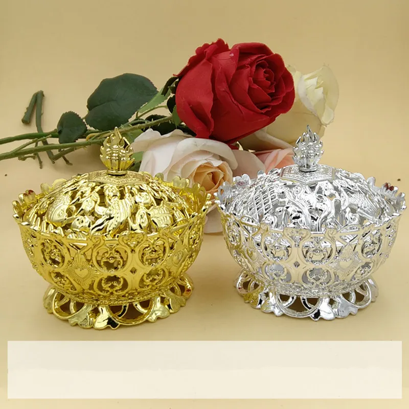 

10pcs Candy box creative wedding / wedding / celebration / birthday party / gilded silver crown candy box large capacity
