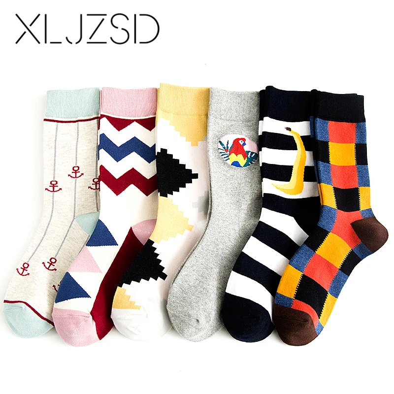 XLJZSD 1 пара 2019 Новое поступление Harajuku стильные модные брендовые спортивные носки
