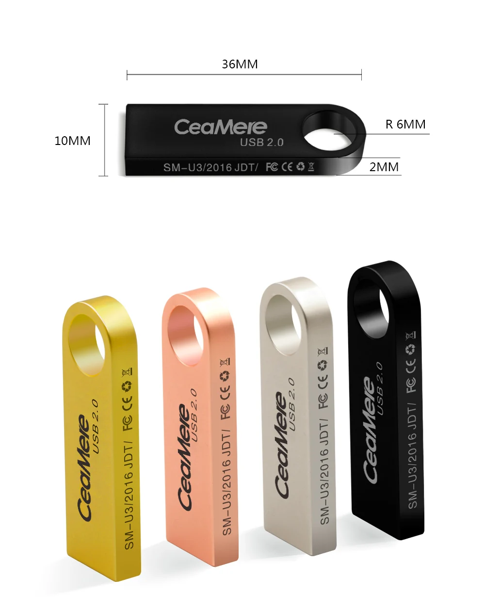 CeaMere C3 USB флеш-накопитель 8 ГБ/16 ГБ/32 ГБ/64 ГБ флеш-накопитель Флешка флеш-диск USB 2,0 карта памяти USB диск 512 МБ 256 МБ бесплатно OTG