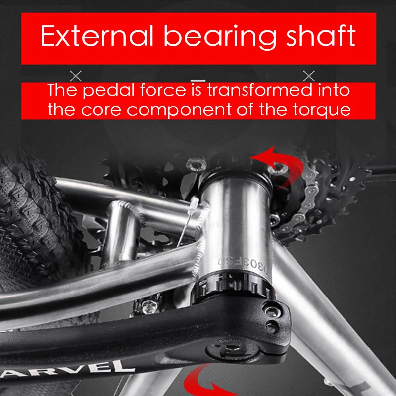 Titanium Mountain Bike 30 Speed Shimano Shifting