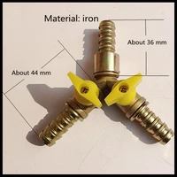 brass barbed tee connector y type cooper pneumatic joint gas pipe irrigation fittings