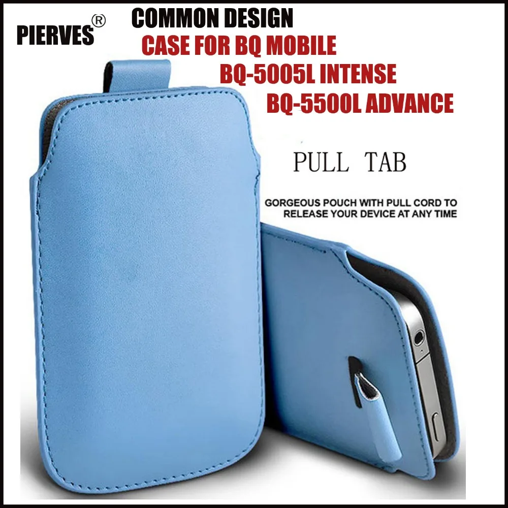 Чехол для BQ Mobile из искусственной кожи Intense 5005L Advance Pull Tab Sleeve Bag Cover|Сумки телефона| |