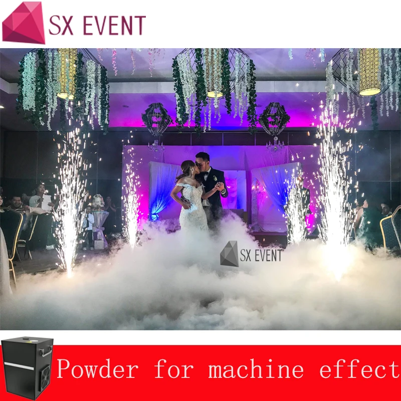 400w серебристо белый профессиональный dmx фонтан холодных искр для сцены spark
