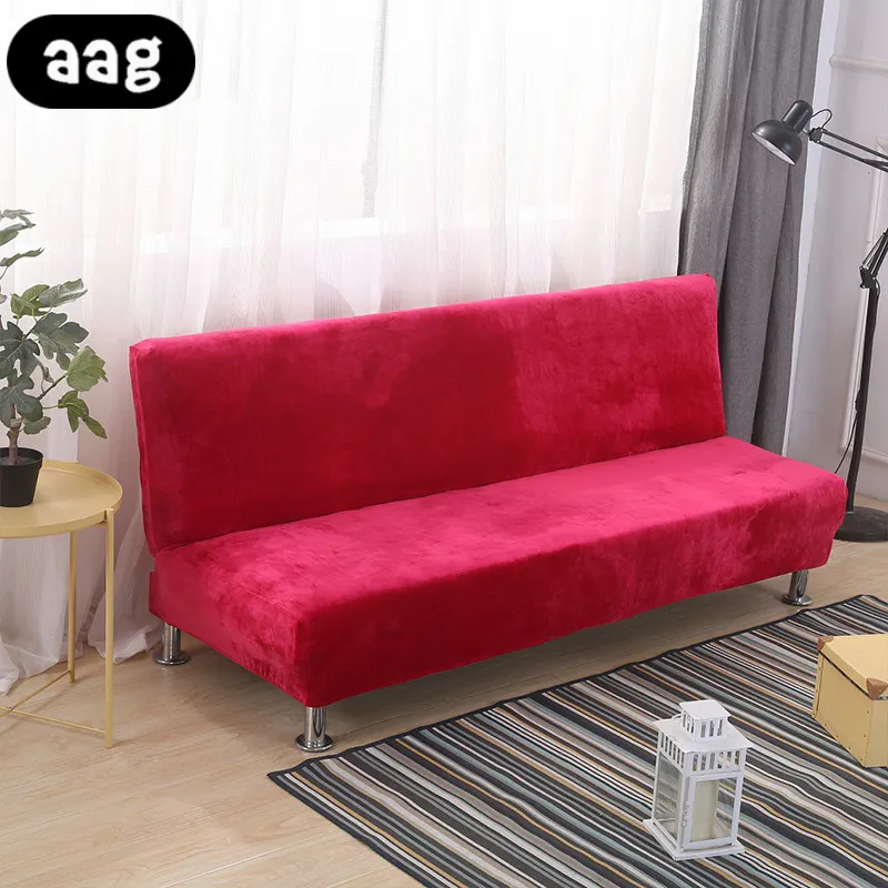 Однотонный Модный чехол AAG для дивана удобный плюшевый моющийся плотный все